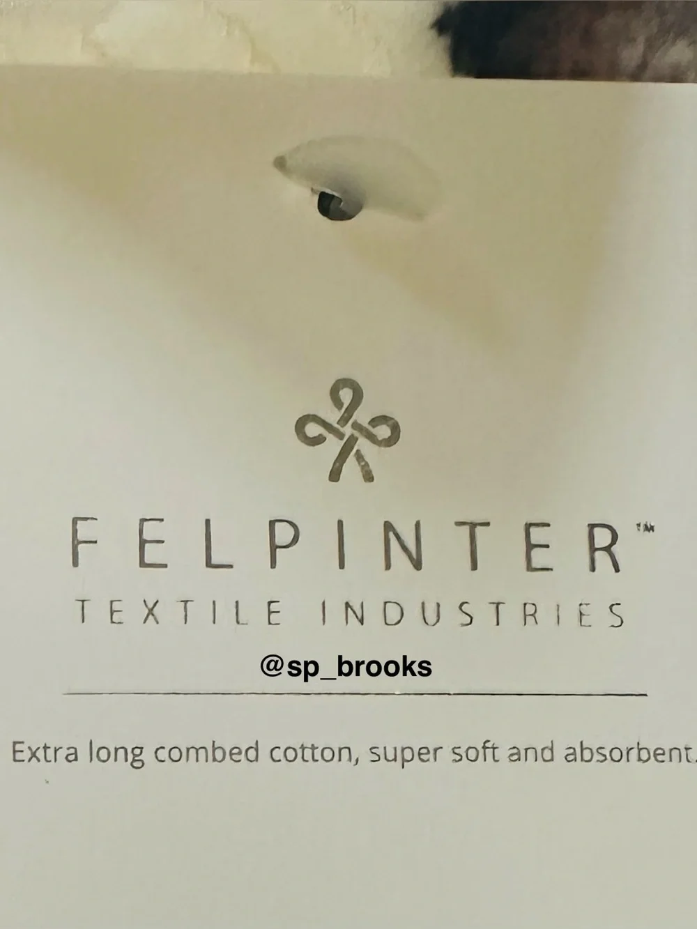 🎁6PC FELPINTER Bath Towel Set - Portugal Cotton Cream Zigzag Textured Towels